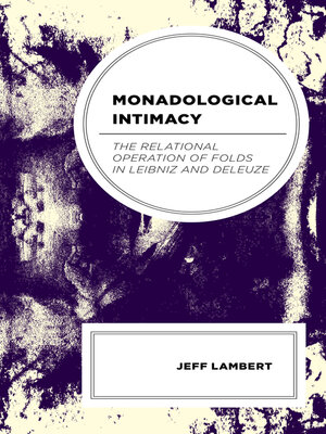 cover image of Monadological Intimacy